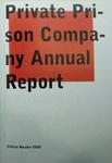 Private prison company annual report by Clifton Meador