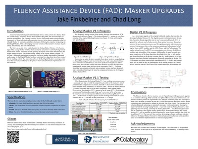 Fluency Device (FAD): Masker Upgrades" by Jake T. Finkbeiner, Chad M. Long et al.