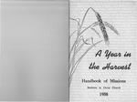 1958 Handbook of Missions by Brethren in Christ Church and C.W. Boyer