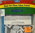Base ten place value frame.