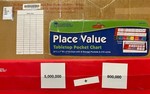 Place value tabletop pocket chart