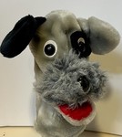 Dog puppet.