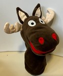 Moose puppet.
